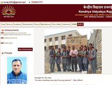Tablet Screenshot of kvrajgarhi.com